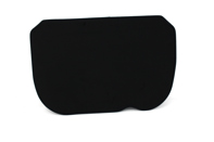 Spare wheel trim cover, Black. Porsche 996 2022>> - 99655135104A31